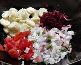 A picture of step 1 of Pink Pasta.