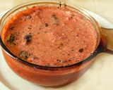 A picture of step 5 of Beetroot pachadi Kerala style.