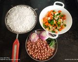 A picture of step 1 of My version of sabudana khichadi.
