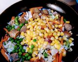 A picture of step 2 of Veg Soya Chowmin.