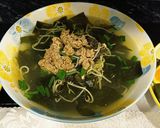 Hình bước làm 3 của món Canh rong biển bò băm