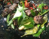 Foto langkah ke 5 dari resep Paru masak daun kari.