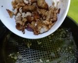 A picture of step 6 of Fried rice with shashlik.
