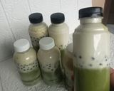 Foto langkah ke 6 dari resep Creamy Matcha Sago Puding Sedot.