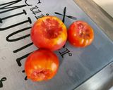Une image de l'étape 5 de Aubergines chinoises au bœuf, tomates, oignon rouge et coriandre.