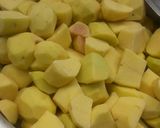 A picture of step 1 of Potato_beef stew# season ingredients contest.