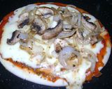 Foto del paso 6 de la receta: Pizza con champiñones salteados