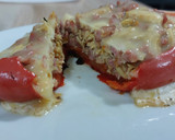 Foto del paso 13 de la receta: Calabacines rellenitos de pollo y mucho ❤️. 😍🤭 sin gluten