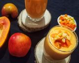 A picture of step 6 of Apple Papaya Smoothie.