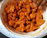 A picture of step 2 of Gopi65 |Cauliflower Chilli.