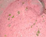 A picture of step 2 of Beetroot Rava Uttapam.
