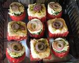 Watermelon feta cheese and soft cheese canapés recipe step 3 photo
