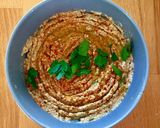 A picture of step 4 of Baba Ghanoush.