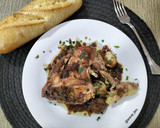 Foto del paso 5 de la receta: Pollo con salsa de vino y granada