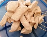 Une image de l'étape 4 de Poulet au lait de coco, riz complet de camargue.
