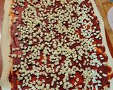 Une image de l'étape 2 de Pizza dinde champignon.