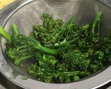 Foto del paso 4 de la receta Cena rápida - Salmón al horno sobre puré de boniato con bimi