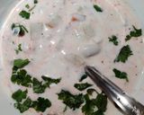 A picture of step 5 of Cucumber Onion Raita.