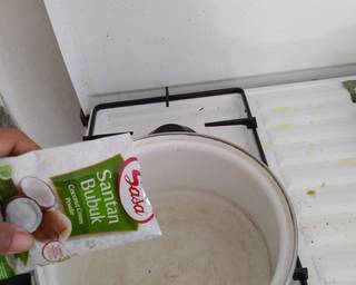 Cendol sagu mutiara - Step 4