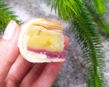 Hình bước làm 9 của món Bánh pía nhân đậu xanh sầu riêng