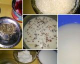 A picture of step 6 of Mixfruit jam milk pudding (kharvas).