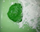 Foto langkah ke 5 dari resep Mochi pandan isi pasta coklat.