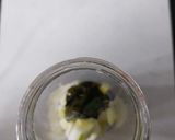 A picture of step 1 of Cucumber-Sattu Masala chaas.