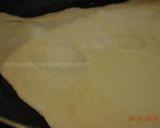 A picture of step 7 of Flat  Naan  Bread نان تافتون.