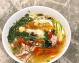 Hình bước làm 1 của món Bún ốc Hà Nội