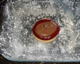 A picture of step 10 of Red velvet chocolate marble cake.