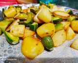 A picture of step 1 of Pointed Gourd with Potato Curry.