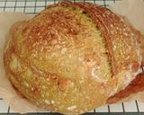 Foto langkah ke 23 dari resep Pandan Chili Flakes Cheese Sourdough Bread (Open Bake Method).