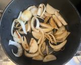 A picture of step 2 of Poule ar Tamarin ek Brèdes Chinois – Mauritian chicken with tamarind and pak choi.