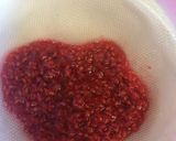 A picture of step 3 of Easy Raspberry sauce.