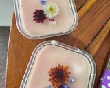 Foto langkah ke 5 dari resep Edible Flower Pudding.