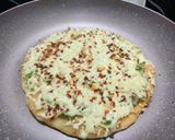 A picture of step 11 of Veg Cheese Paneer Pan Pizza.