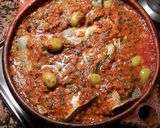 Foto del paso 16 de la receta: Tajine de besugos a la lima encurtida con tomate y olivas
