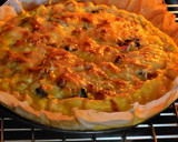 Foto del paso 11 de la receta: Tarta-quiche de pollo, setas y jamón