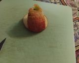 عکس مرحله 4 از دستور میوهآرایی سیب🍎