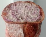 Foto langkah ke 31 dari resep Flaxseeds Ubi Ungu Swirl Sourdough Bread.