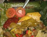 Foto langkah ke 8 dari resep Nasi bakar ati ampela kemangi.