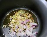 A picture of step 1 of Cabbage Dry Curry.