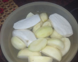 Foto del paso 1 de la receta: Sancocho canario con mojo verde y pella de gofio