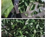 A picture of step 1 of Colocasia/ Arbi leaves instant Dhokla.