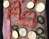 Foto del paso 1 de la receta: Pechugas de pollo al horno con verdura