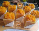 Gambar langkah 9 resipi Mango Panna Cotta 🥭.