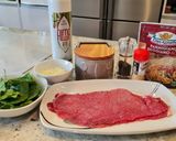Foto del paso 1 de la receta Enrollado de ternera con espinacas y queso