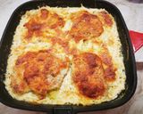 Sajtos-fokhagymás karaj recept fázis 4 fotója