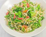 Foto langkah ke 8 dari resep Tumis Tauge Brokoli Buncis.