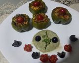 A picture of step 6 of Stuffed Capsicums.